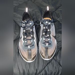 Nike React Element 87 Anthracite/black/white Aq1090-001 Size 12
